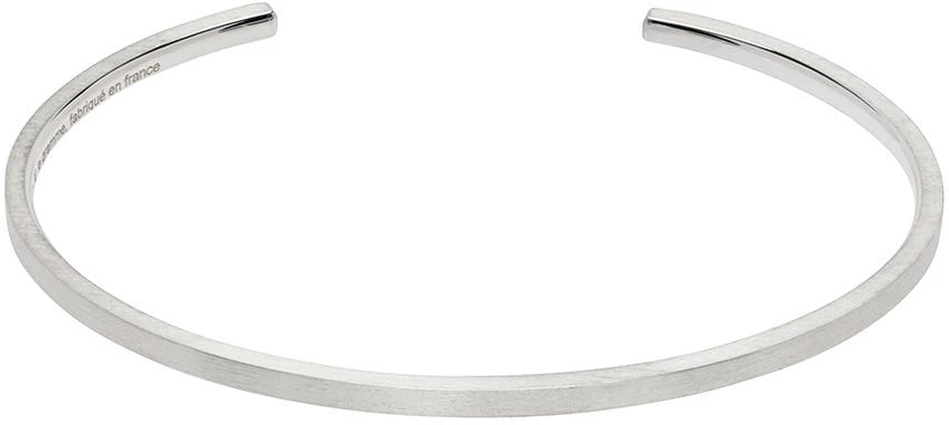 商品Le Gramme|Silver 'Le 7g' Ribbon Bracelet,价格¥1359,第1张图片