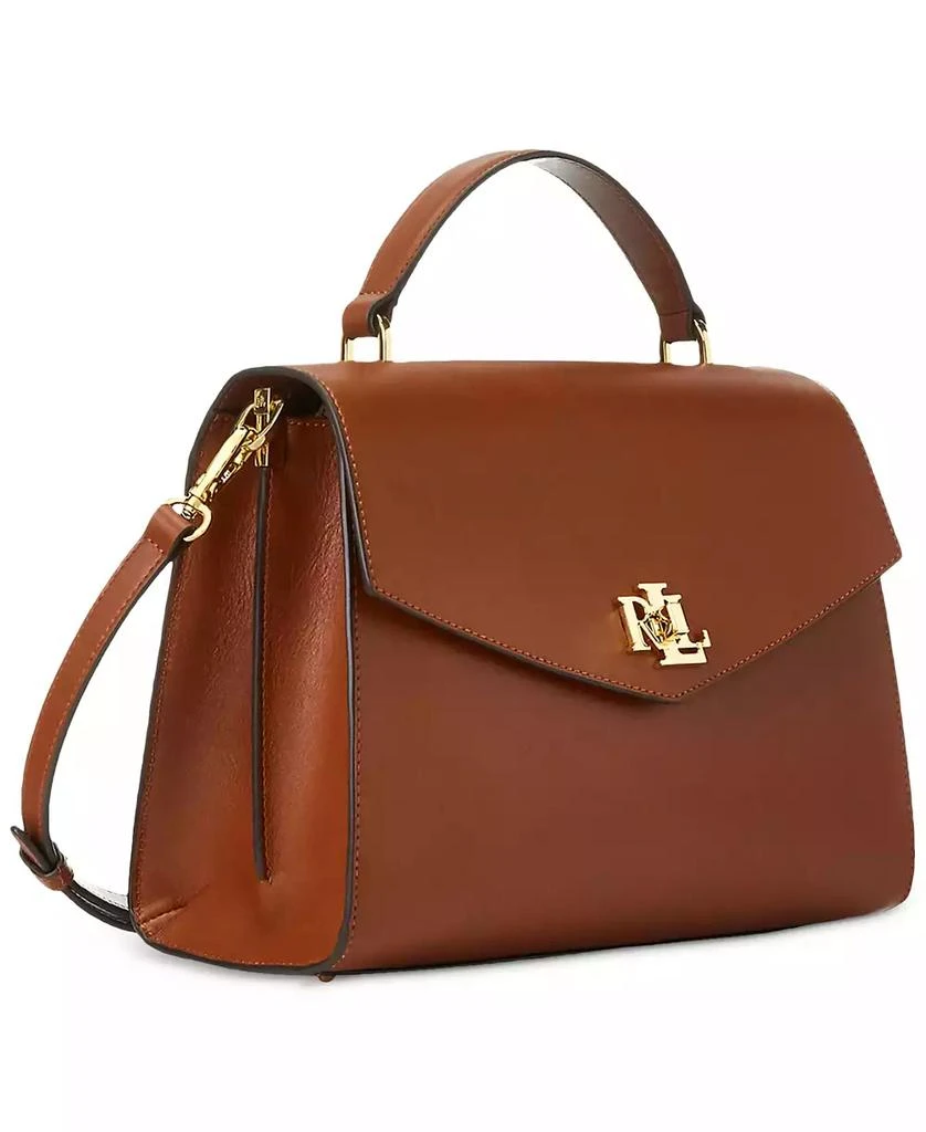 商品Ralph Lauren|Farrah Medium Leather Top-Handle Satchel,价格¥3327,第4张图片详细描述