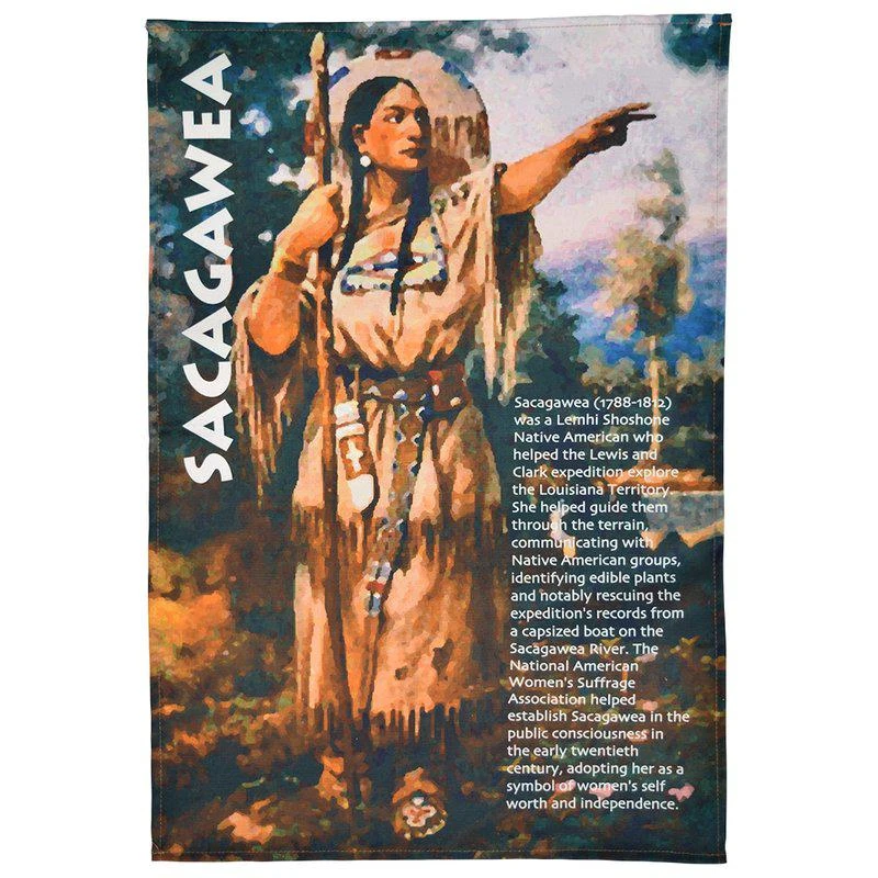 商品Radical Tea Towel|Sacagawea Tea Towel,价格¥168,第1张图片