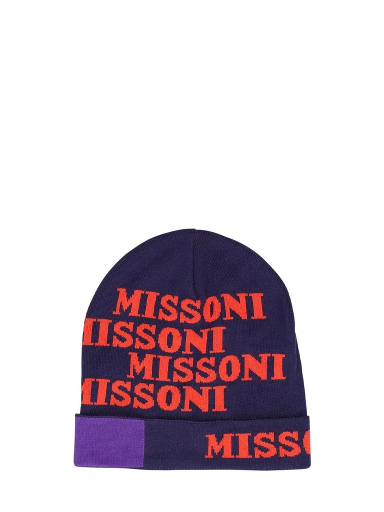 商品Missoni|Logo Wool Blend Beanie,价格¥922,第1张图片