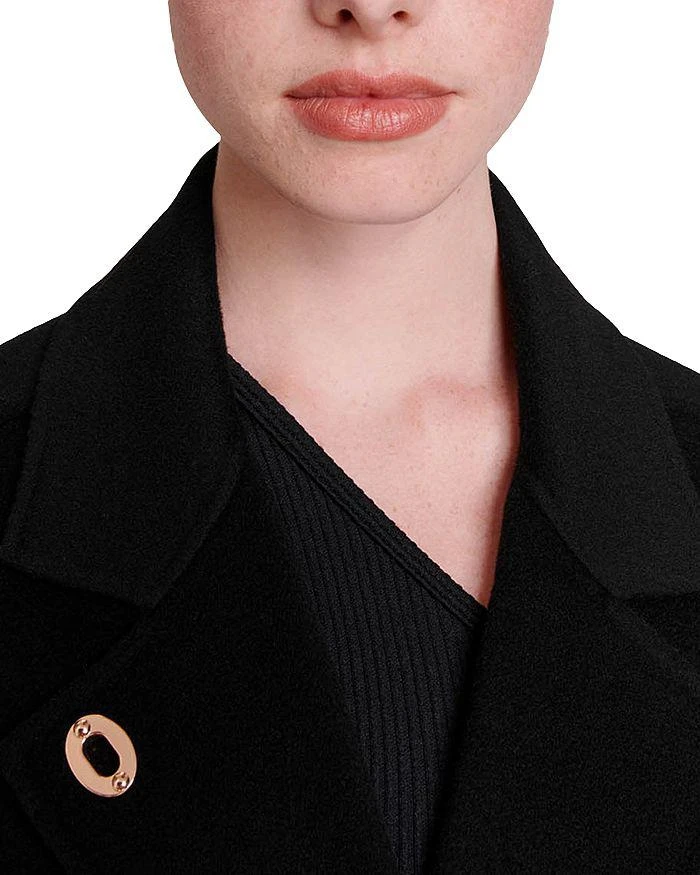 商品Maje|Geovali Belted Tweed Coat,价格¥3017,第3张图片详细描述