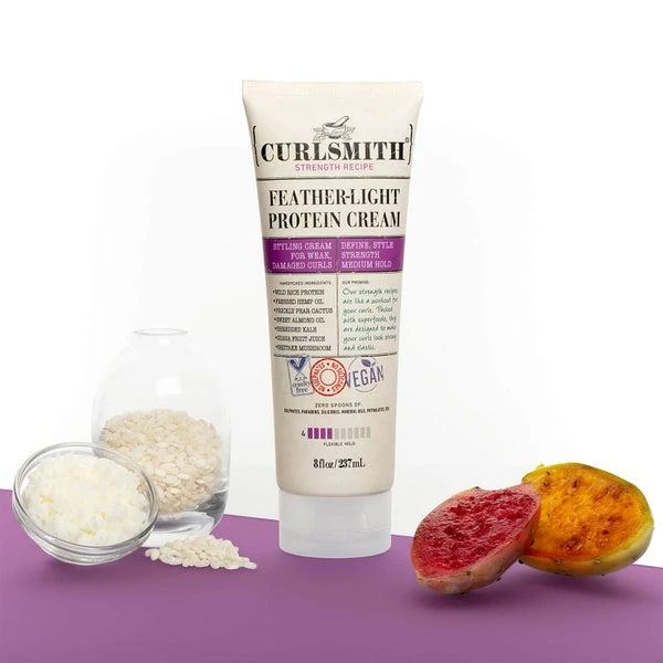 商品CURLSMITH|Curlsmith Featherlight Protein Cream 237ml,价格¥230,第2张图片详细描述