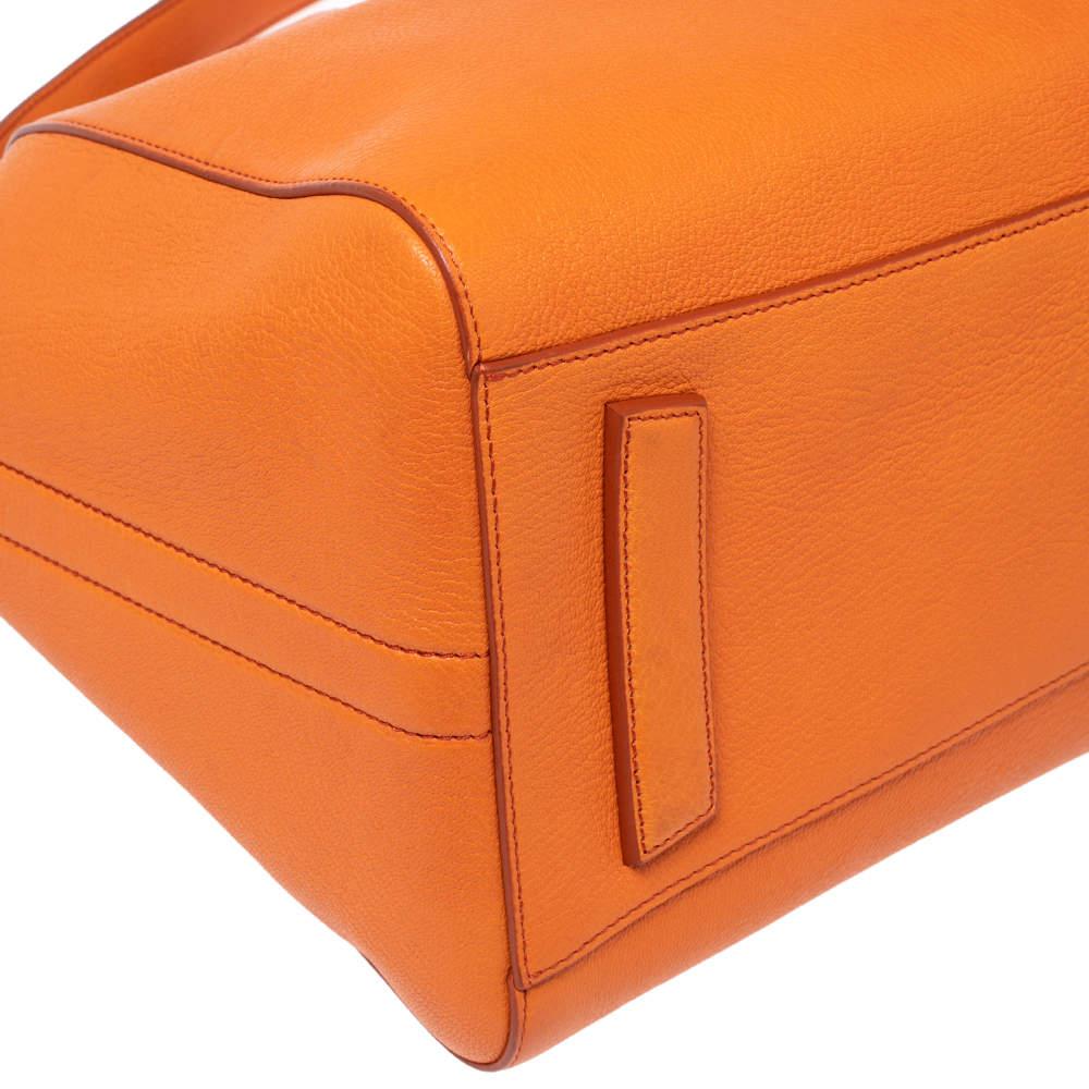 Givenchy Orange Leather Medium Antigona Satchel商品第10张图片规格展示