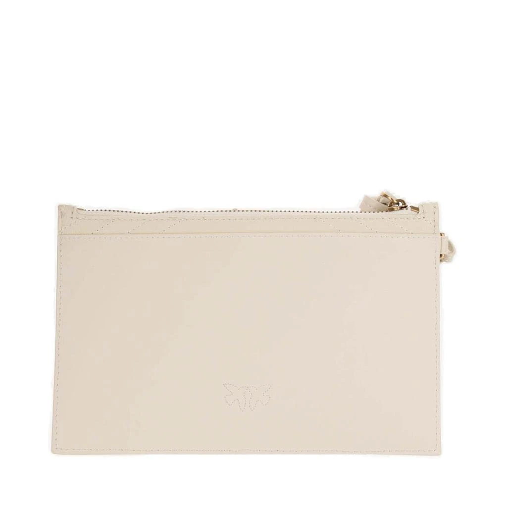 商品PINKO|Pinko Love Birds Plaque Quilted Zipped Clutch Bag,价格¥3876,第2张图片详细描述