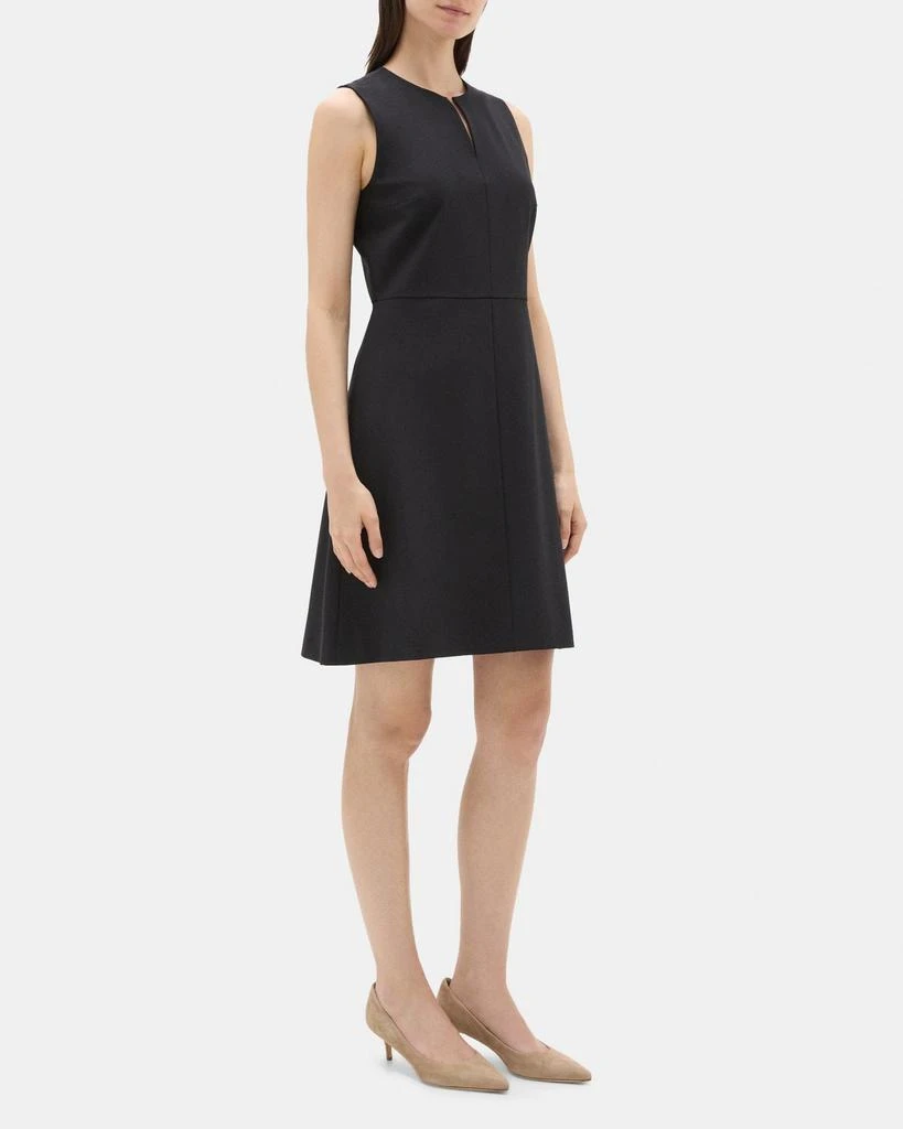 商品Theory|Split Front Dress In Sevona Stretch Wool,价格¥1416,第2张图片详细描述