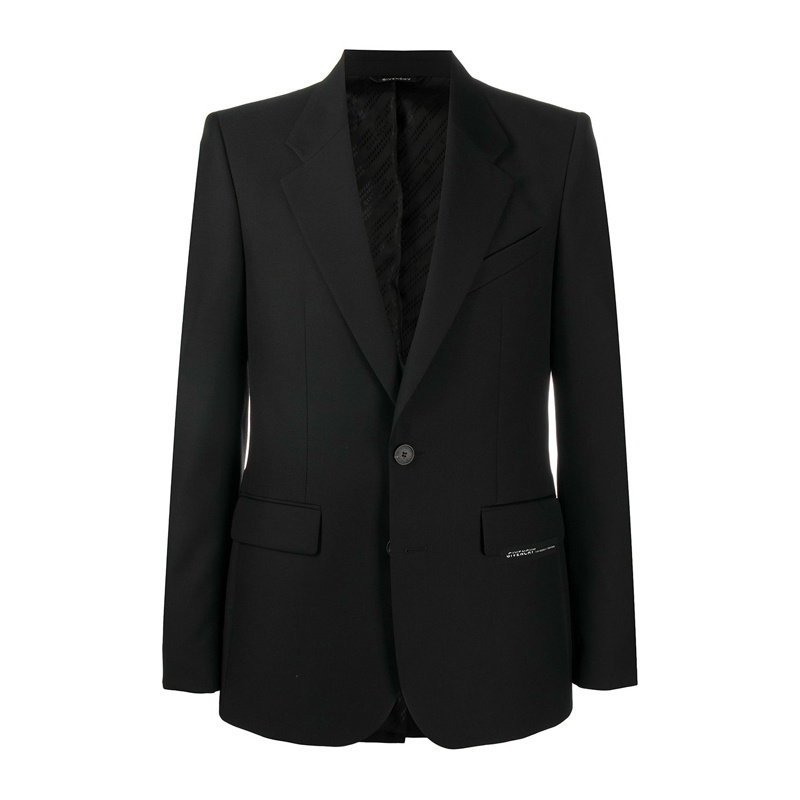 商品[国内直发] Givenchy|GIVENCHY 纪梵希 男士黑色羊毛西装 BM308C1Y8K-001,价格¥8031,第1张图片