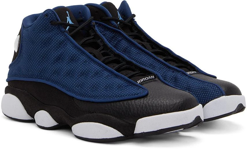 商品Jordan|Navy Jordan 13 Retro High-Top Sneakers,价格¥899,第4张图片详细描述