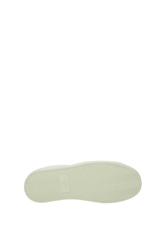 商品Celine|Sneakers triomphe Leather White Blue,价格¥1494,第5张图片详细描述