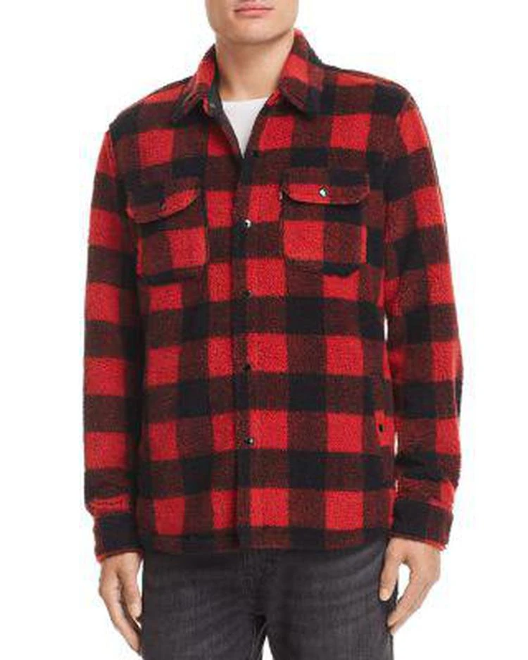 商品Levi's|Plaid Fleece Shirt Jacket,价格¥350,第1张图片