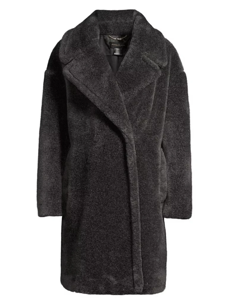 商品Donna Karan|人造毛泰迪熊外套,价格¥730,第1张图片