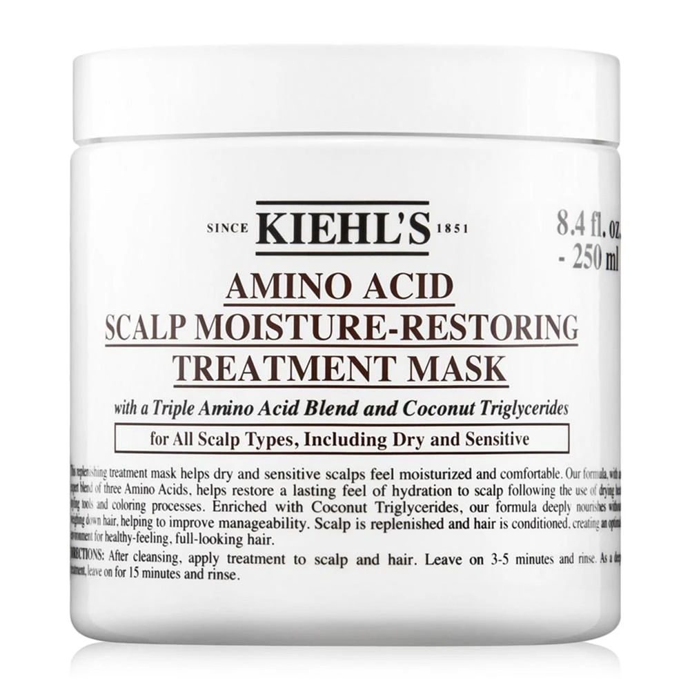 商品Kiehl's|Amino Acid Scalp Moisture-Restoring Treatment Mask, 8.4 oz.,价格¥243,第1张图片