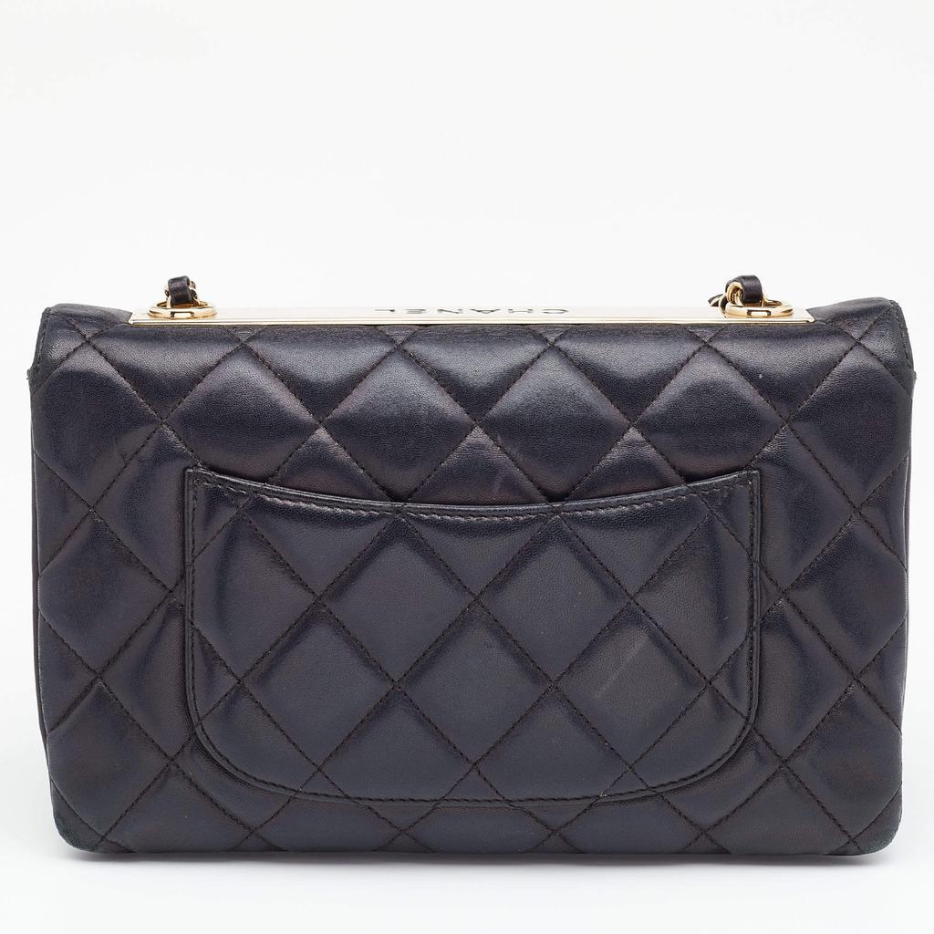 商品[二手商品] Chanel|Chanel Black Quilted Leather Trendy CC Flap Bag,价格¥23067,第6张图片详细描述
