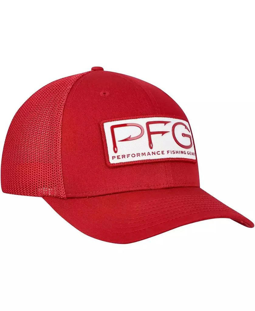 商品Columbia|Men's Cardinal Arkansas Razorbacks PFG Hooks Flex Hat,价格¥251,第3张图片详细描述