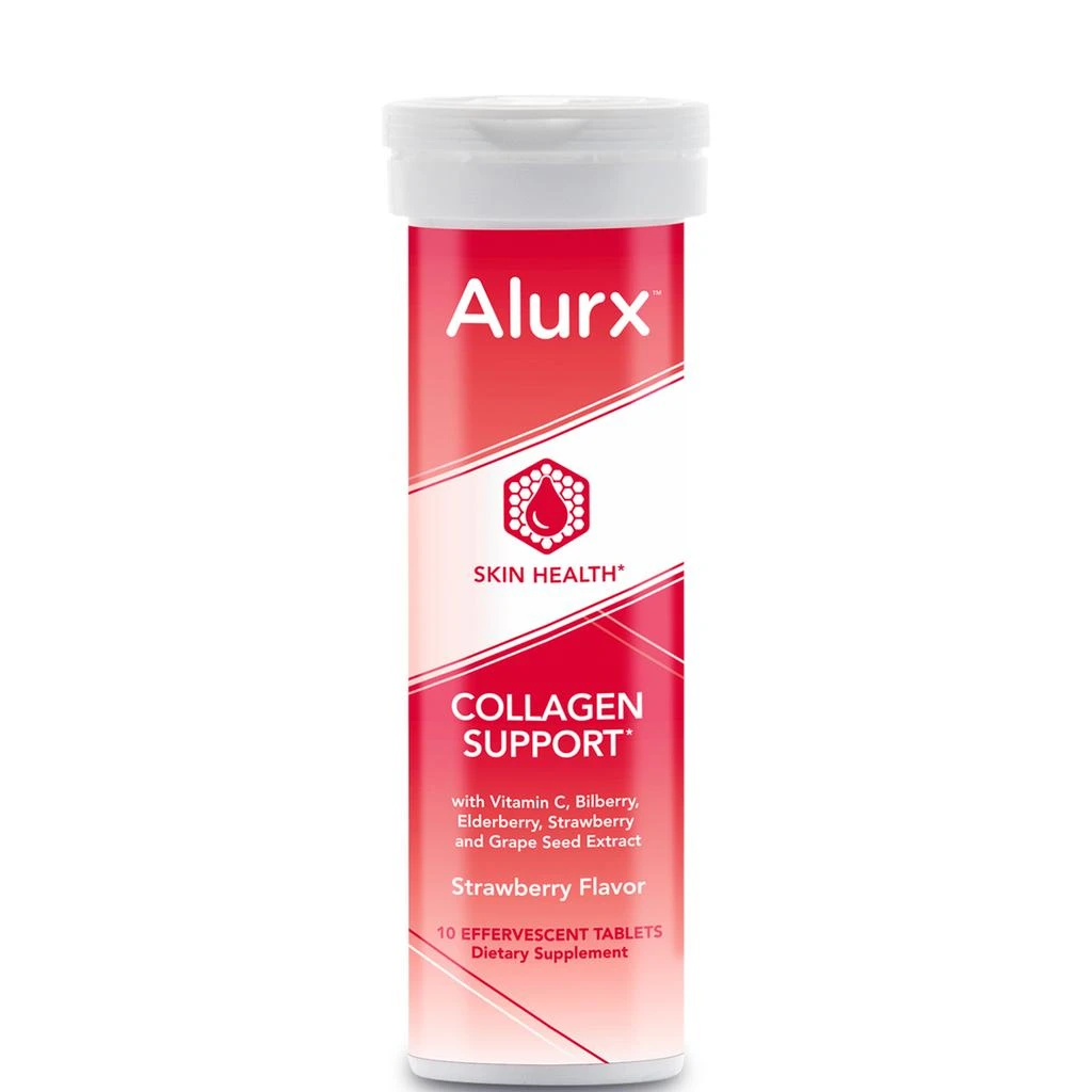 商品Alurx|Alurx Collagen Support Effervescent Tablets - Strawberry,价格¥84,第2张图片详细描述