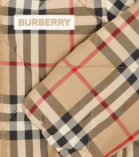 商品Burberry|Baby quilted check jacket,价格¥3848,第3张图片详细描述