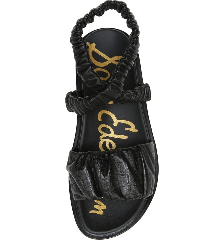 商品Sam Edelman|Velma Ruched Ankle Strap Sandal,价格¥230,第5张图片详细描述