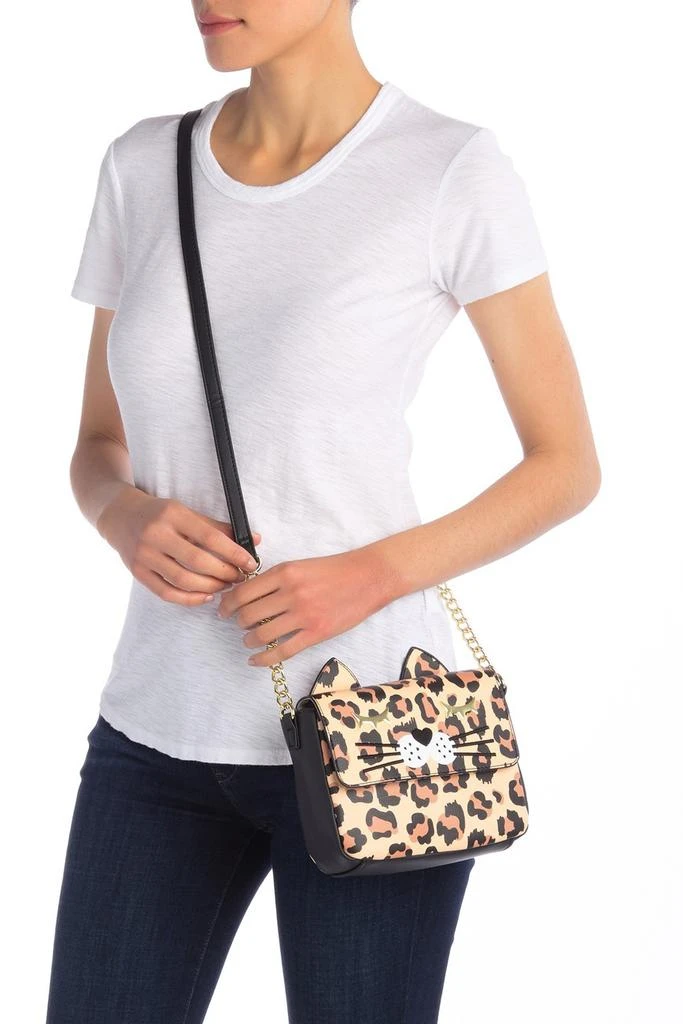 商品Betsey Johnson|Meoww Mid Size Kitsch Animal Crossbody Bag,价格¥152,第2张图片详细描述