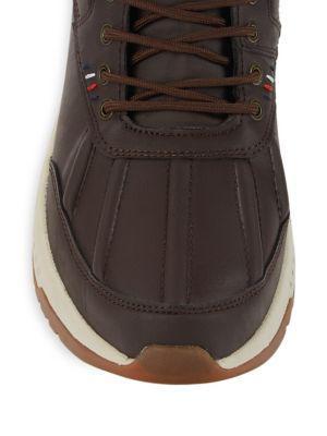 商品Tommy Hilfiger|Lozano Leather Duck Boots,价格¥741,第7张图片详细描述