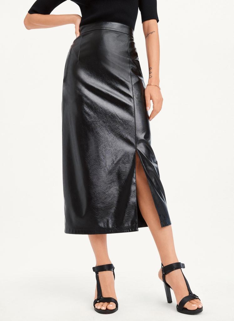 商品DKNY|Patent Leather Pencil Skirt,价格¥1176,第1张图片