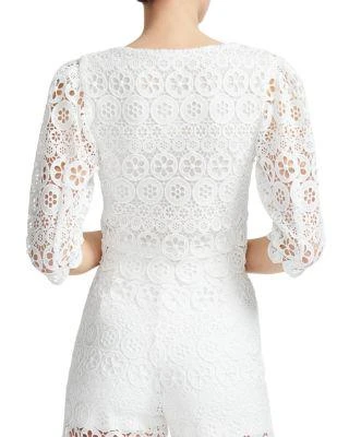 商品Maje|Manuela Lace Top,价格¥834,第2张图片详细描述