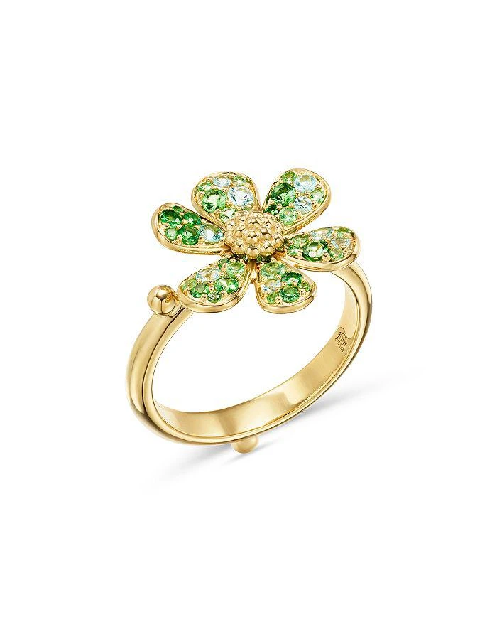 商品Temple St. Clair|Temple St. Clair 18K Yellow Gold Multi-Gemstone Flower Power Ring,价格¥44841,第1张图片