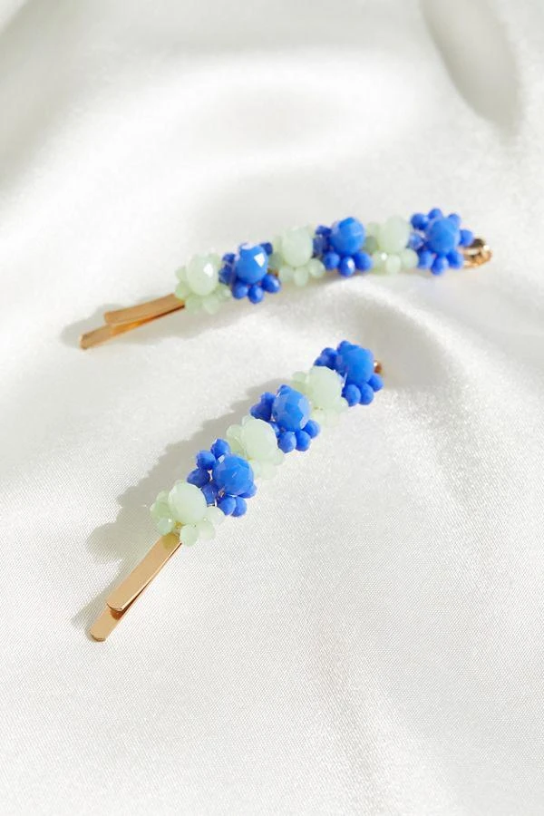 商品Urban Outfitters|Darla Beaded Hair Pin Set,价格¥75,第2张图片详细描述