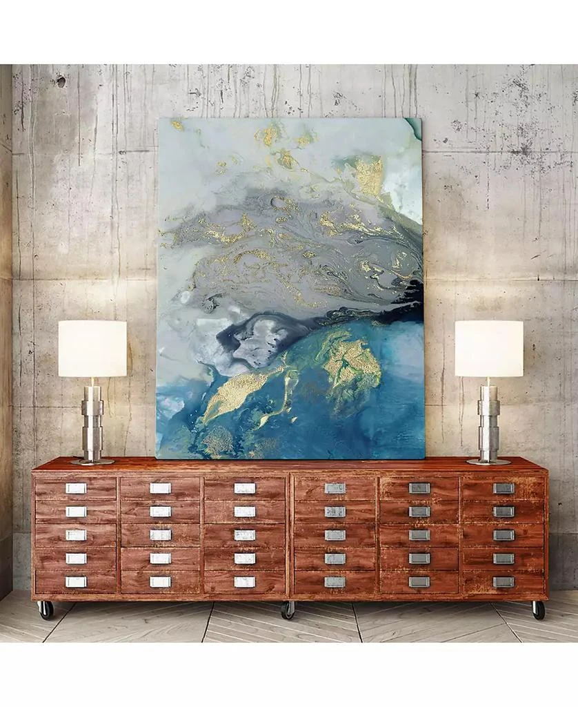 商品Giant Art|32" x 24" Ocean Splash I Museum Mounted Canvas Print,价格¥1682,第4张图片详细描述