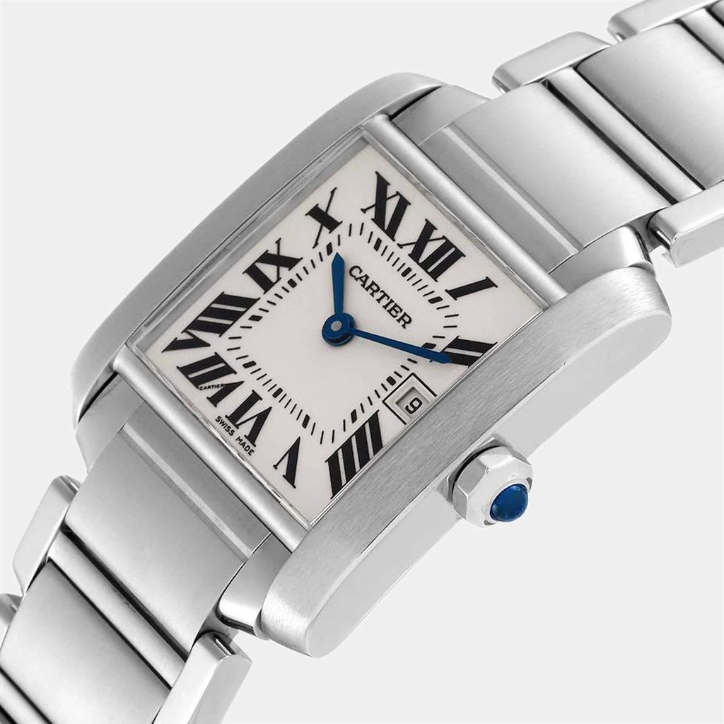 商品[二手商品] Cartier|Cartier Tank Francaise Midsize Silver Dial Steel Ladies Watch W51011Q3 25 x 30 mm,价格¥28408,第2张图片详细描述