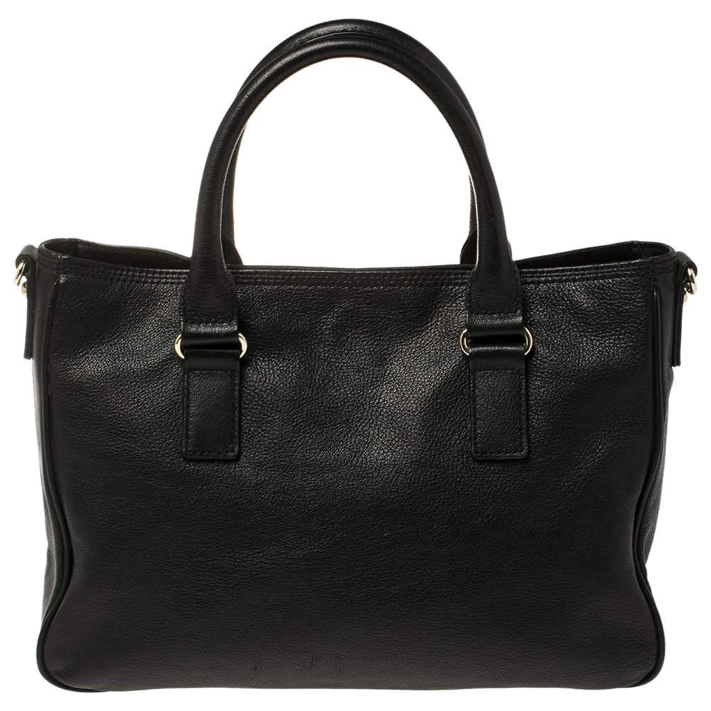 商品[二手商品] Kate Spade|Kate Spade Black Leather Bow Tote,价格¥1412,第4张图片详细描述