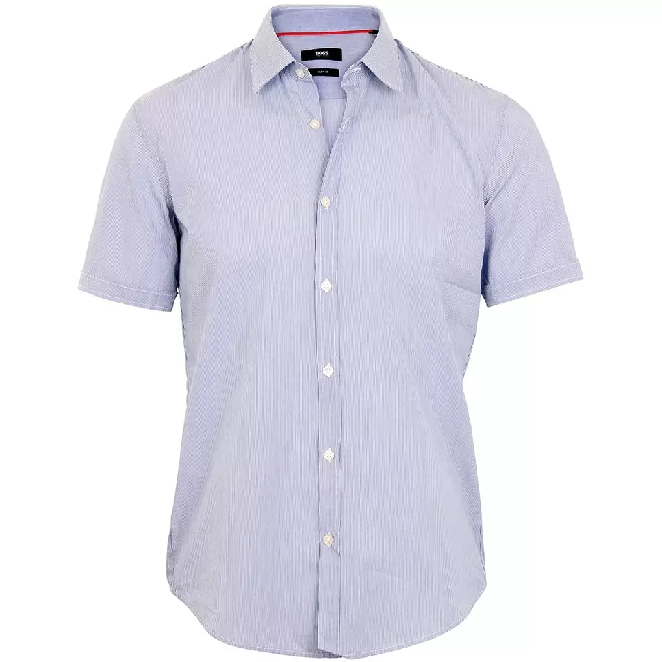 商品Hugo Boss|HUGO BOSS 浅蓝色男士衬衫 50259295-449,价格¥424,第1张图片