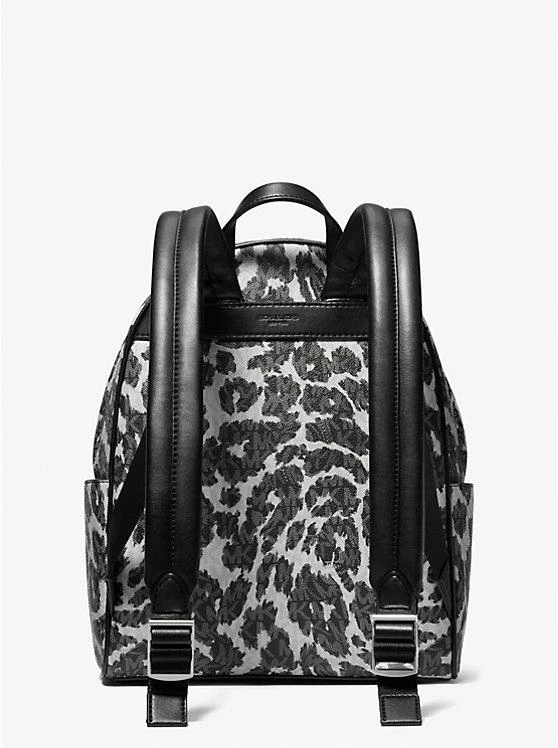 商品Michael Kors|Bex Leopard Logo Backpack,价格¥2236,第3张图片详细描述