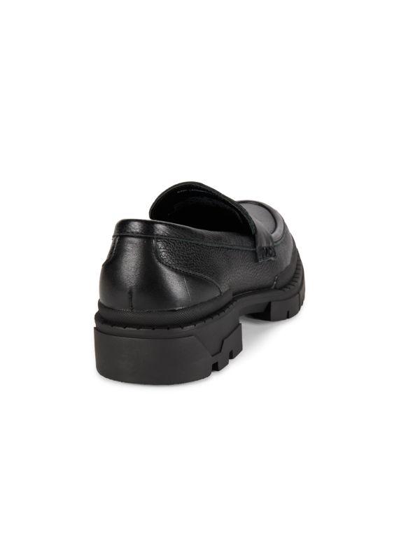 Leather Chunky Penny Loafers – On Sale Now with Up to 77 