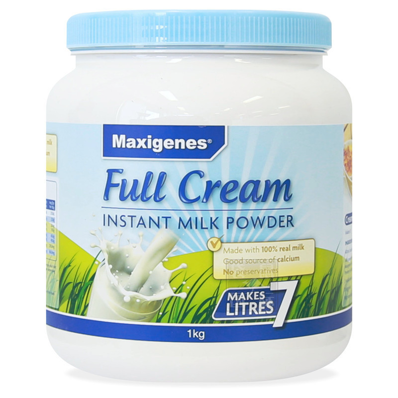 商品Maxigenes|美可卓 大胖奶全脂 高钙奶粉（蓝胖子） 1kg（国内保税发货）,价格¥224,第1张图片