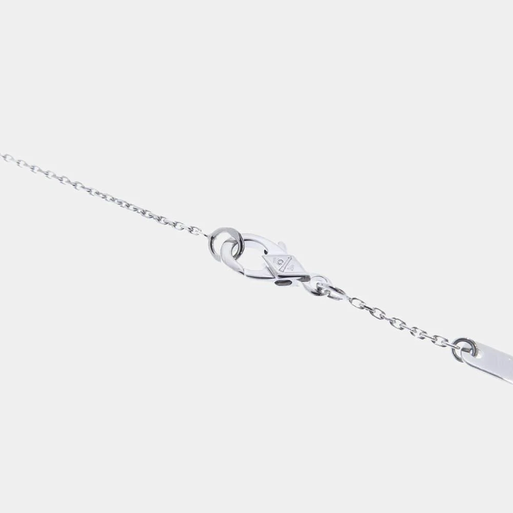 商品[二手商品] Van Cleef & Arpels|Van Cleef & Arpels Socrates Flower 18K White Gold Diamond Necklace,价格¥24780,第3张图片详细描述