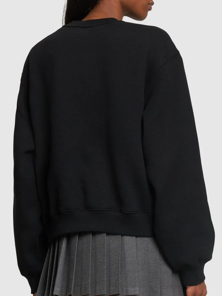 商品Alexander Wang|Essential Logo Cotton Jersey Sweatshirt,价格¥2173,第2张图片详细描述
