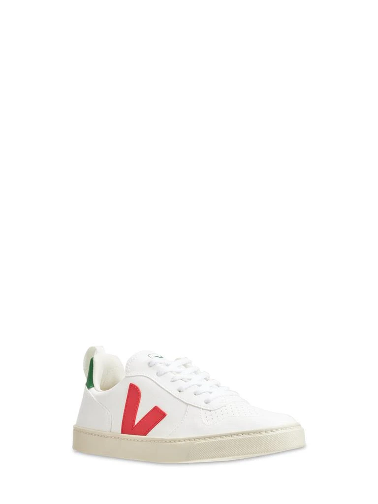 商品Veja|V-10 Cotton Lace-up Sneakers,价格¥924,第2张图片详细描述