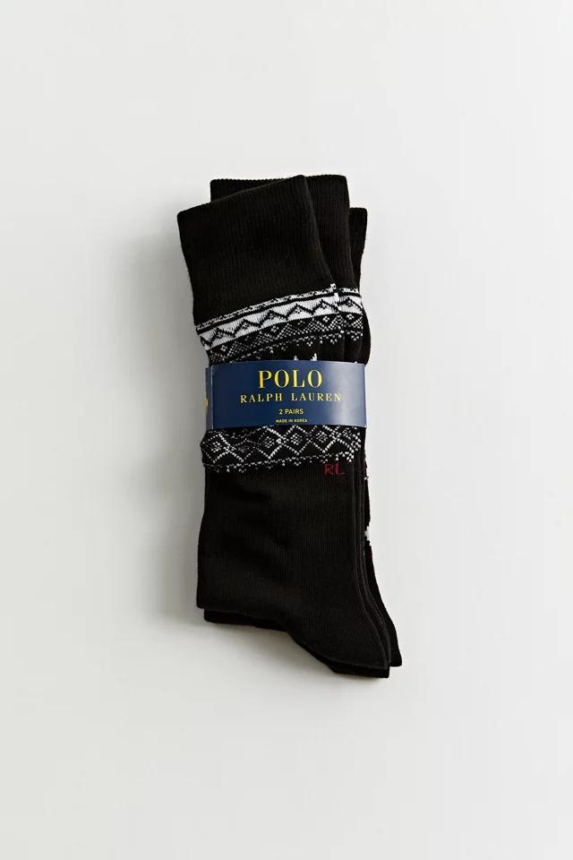 商品Ralph Lauren|Polo Ralph Lauren Fair Isle Slack Sock 2-Pack,价格¥154,第3张图片详细描述