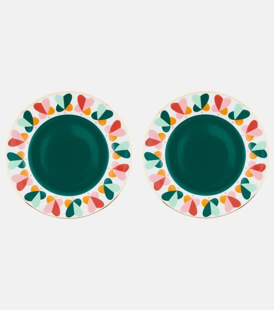 商品LA DOUBLE J|Farfalle Ring set of 2 dessert plates,价格¥1175,第1张图片