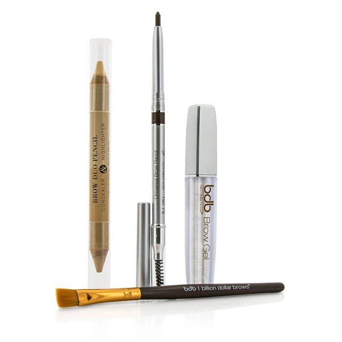 商品Billion Dollar Brows|Billion Dollar Brows 人气组合：1x 通用眉笔 0.27g/0.009oz, 1x 双头眉笔 2.98g/0.1oz, 1x 眉刷, 1x 眉胶 3ml/0.1oz 4pcs,价格¥376,第3张图片详细描述