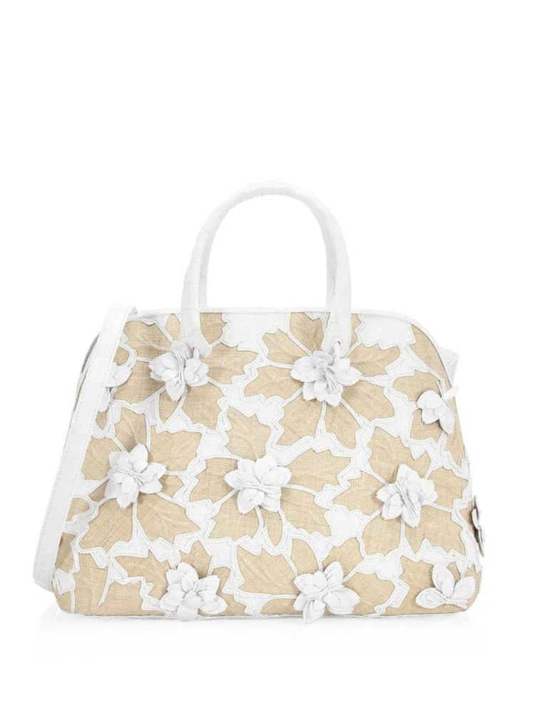 商品Nancy Gonzalez|Nancy Gonzalez - Crocodile Leather Straw Bag,价格¥17685,第1张图片