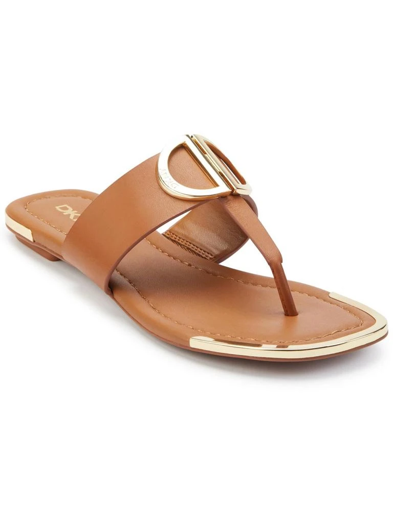 商品DKNY|Halcott  Womens Leather Sandals Flip-Flops,价格¥244,第2张图片详细描述