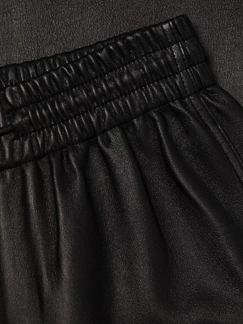 Wide-Leg Leather Culottes 商品