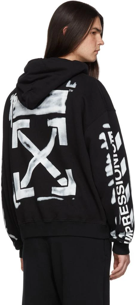 商品Off-White|SSENSE Exclusive Black 'Impressionism' Diag Stencil Hoodie,价格¥2498,第3张图片详细描述