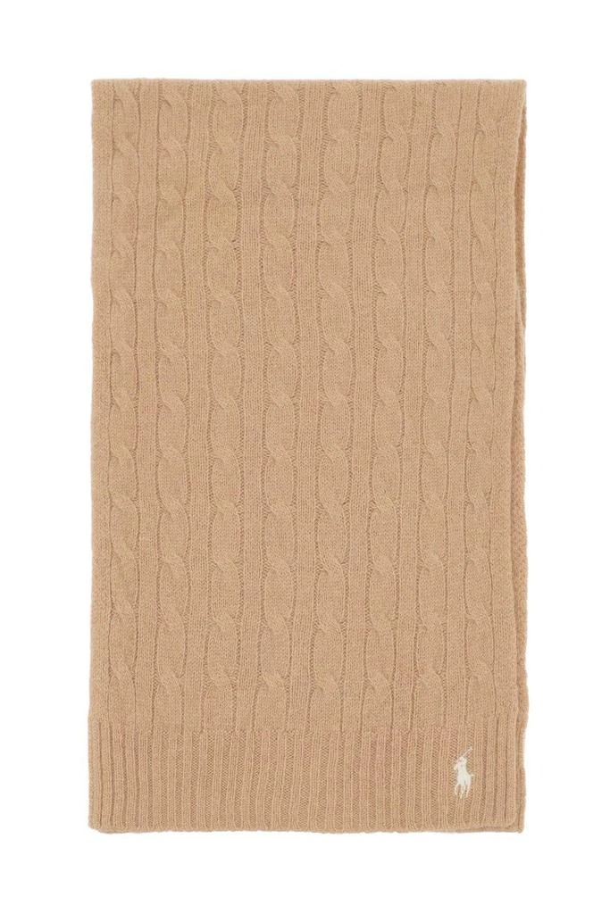 商品Ralph Lauren|Wool and cashmere cable-knit scarf,价格¥731,第1张图片