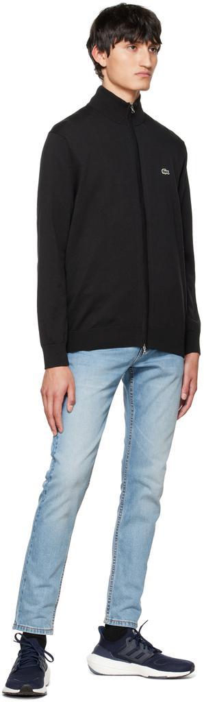商品Lacoste|Black Zip-Up Sweater,价格¥577,第6张图片详细描述