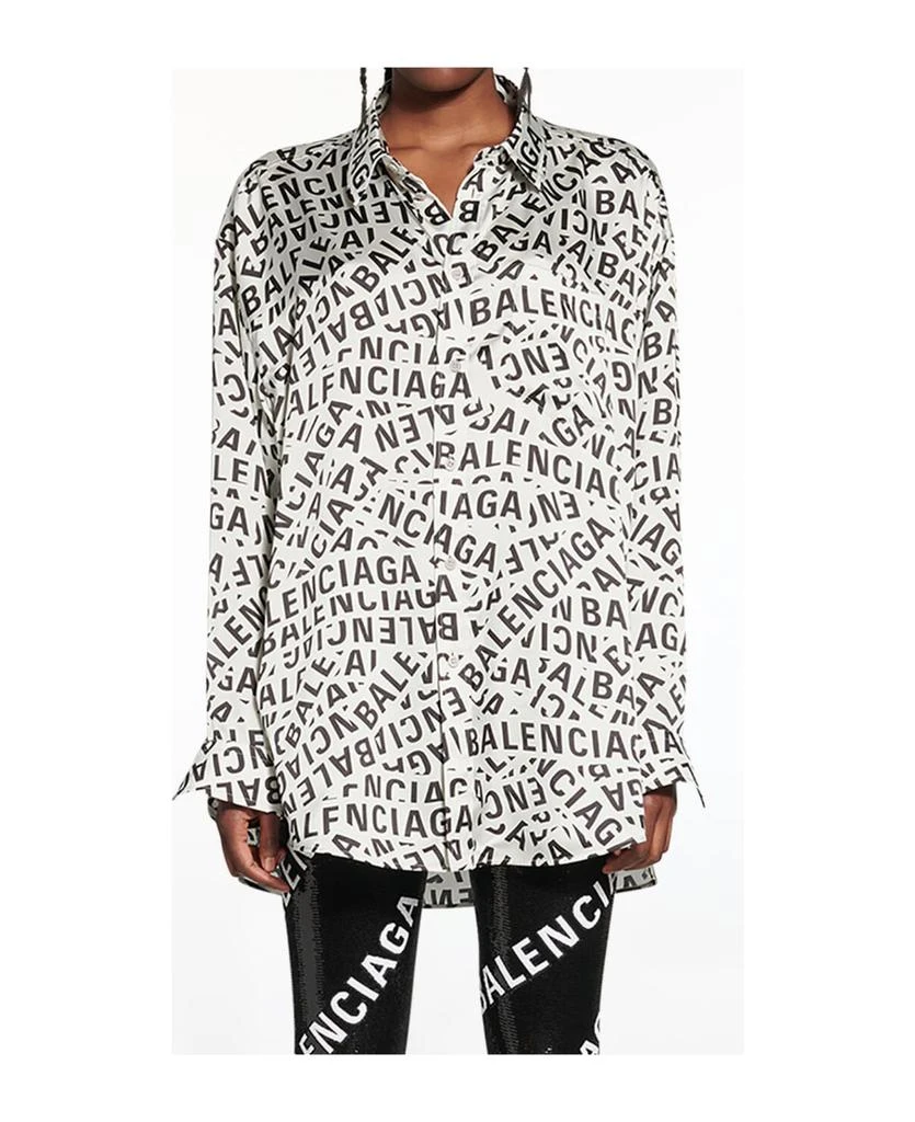 商品Balenciaga|Logo Strips Shirt,价格¥8369,第1张图片