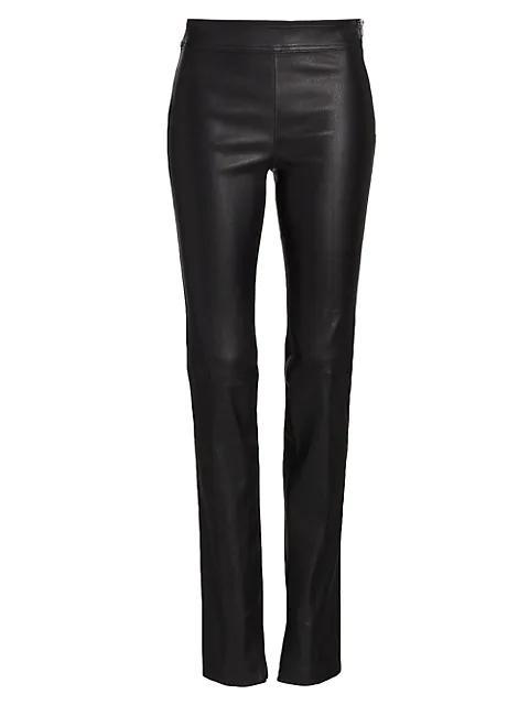 商品Helmut Lang|Leather Trousers,价格¥7442,第1张图片