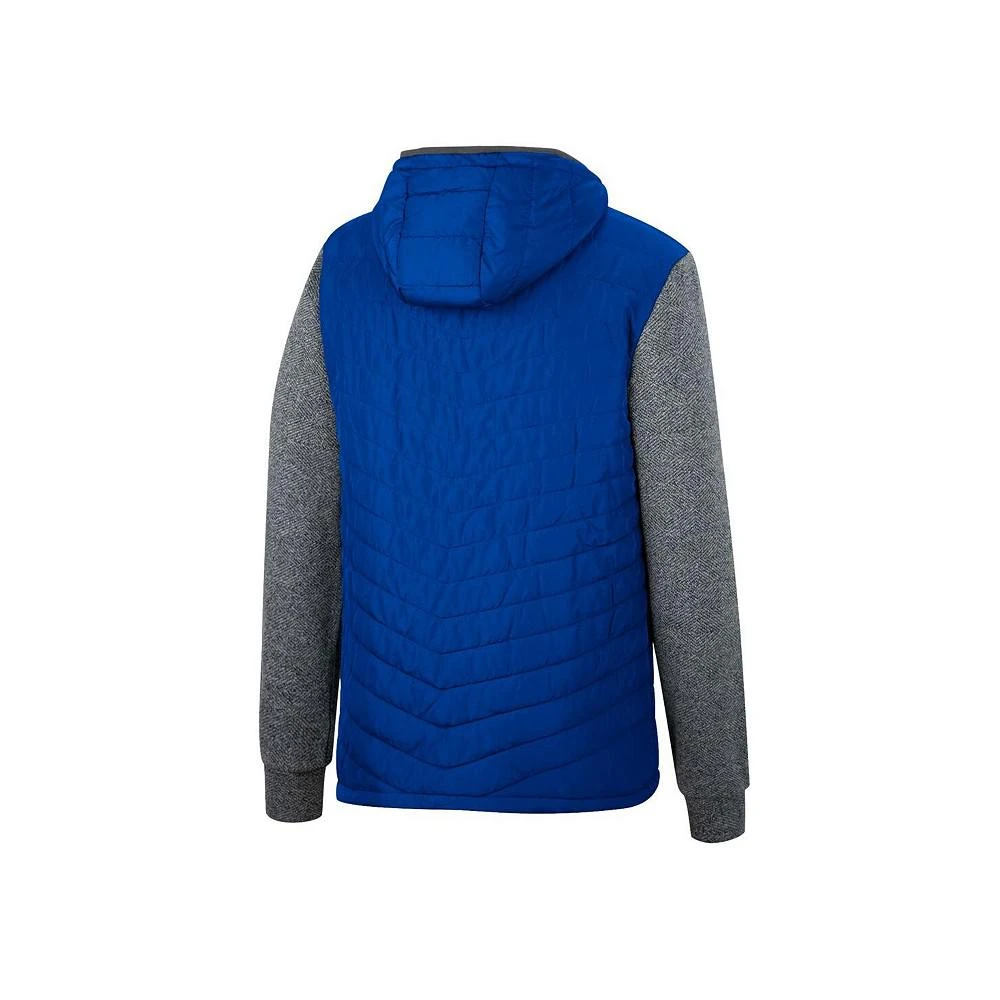 商品Colosseum|Men's Royal, Charcoal Florida Gators Course Herringbone Full-Zip Hoodie,价格¥541,第3张图片详细描述