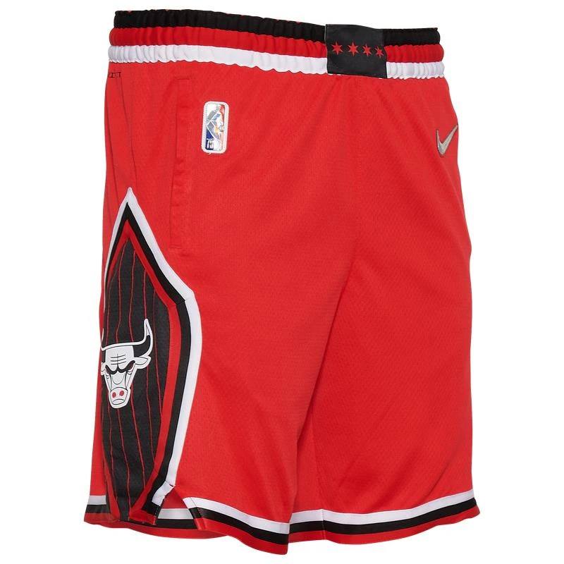 商品NIKE|Nike Bulls NBA Swingman Shorts 21 - Men's,价格¥349,第3张图片详细描述