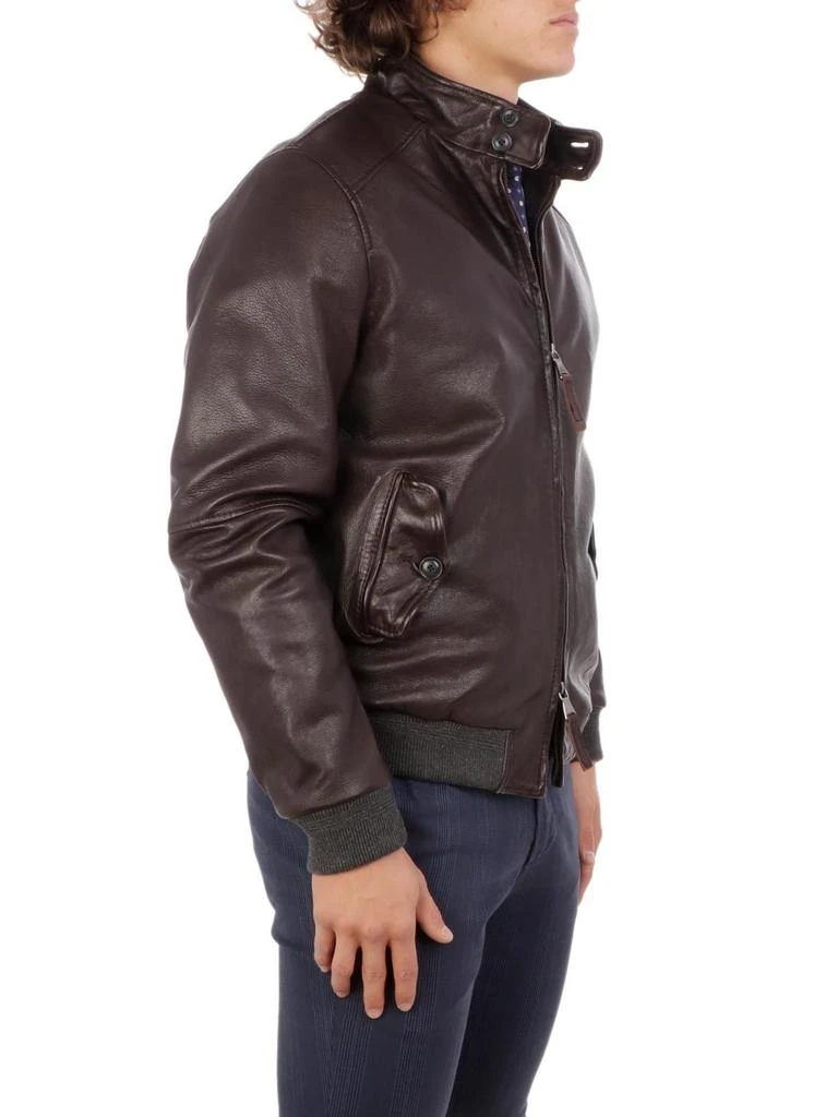 商品THE JACK LEATHERS|The jack leathers men's brown leather outerwear jacket,价格¥3887,第3张图片详细描述